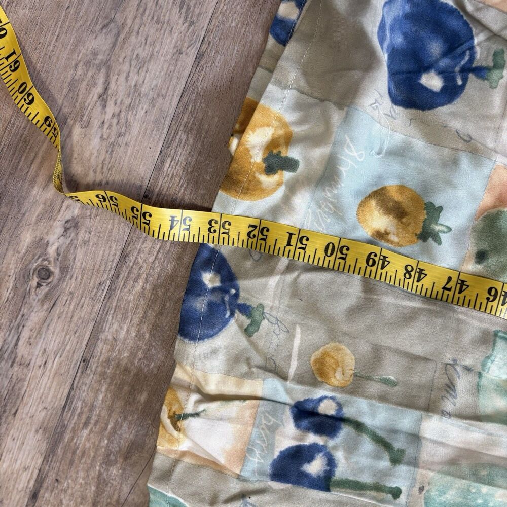 Vintage Fruit Print Overall Apron Midi Dress - Picture 5 of 9